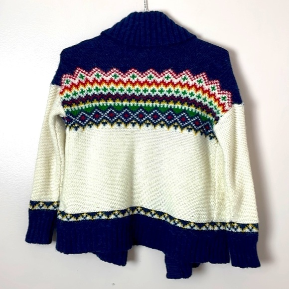 American Eagle Argyle Chunky Knit Cardigan Size: Small Petite - Picture 5 of 10